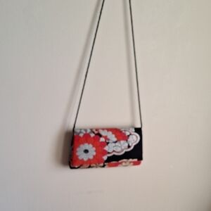 Primitive Floral Clutch - Black and Red